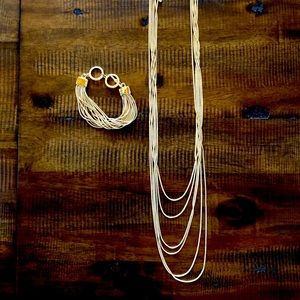 GORGEOUS Matching Necklace & Bracelet Set